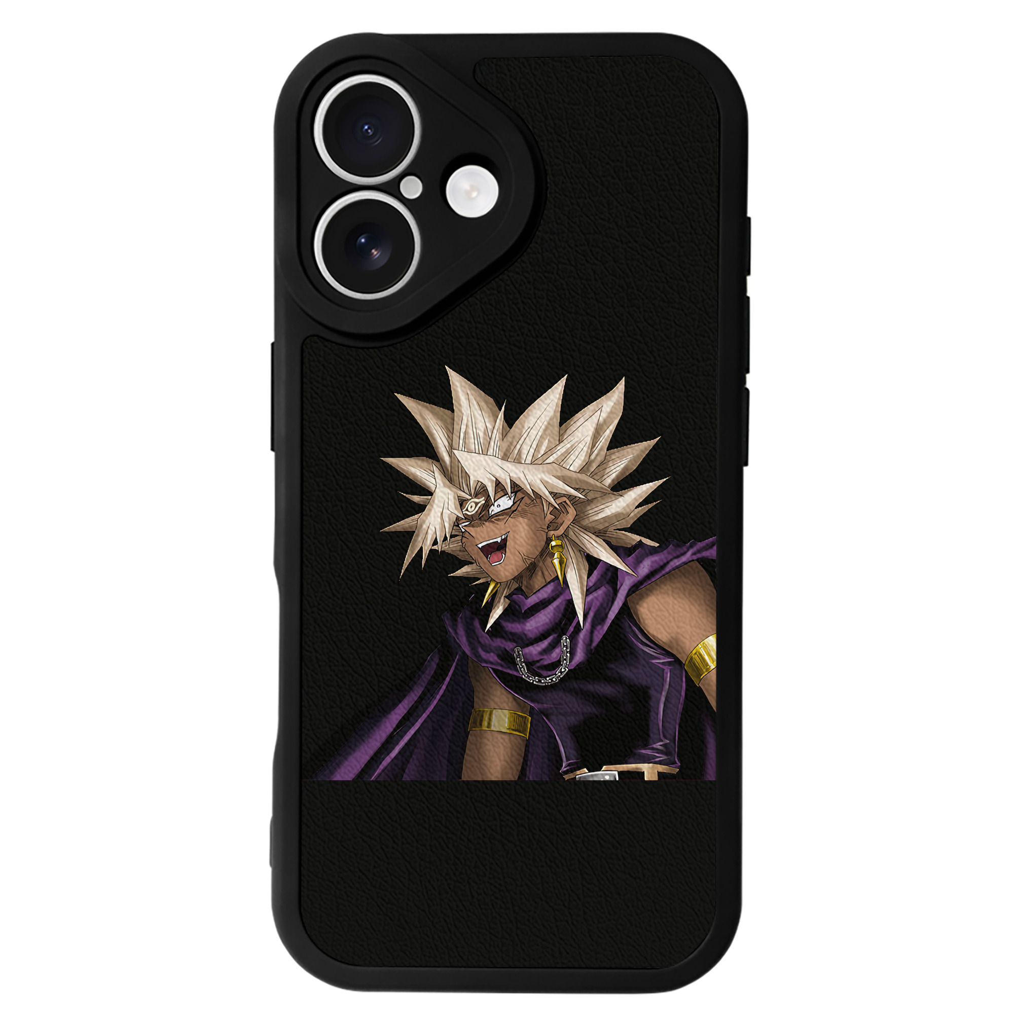 遊☆戯☆王 Yu-Gi-Oh! 【iPhone 16シリーズ対応】シリコンスマホケース（レザー調） 材質：シリコン